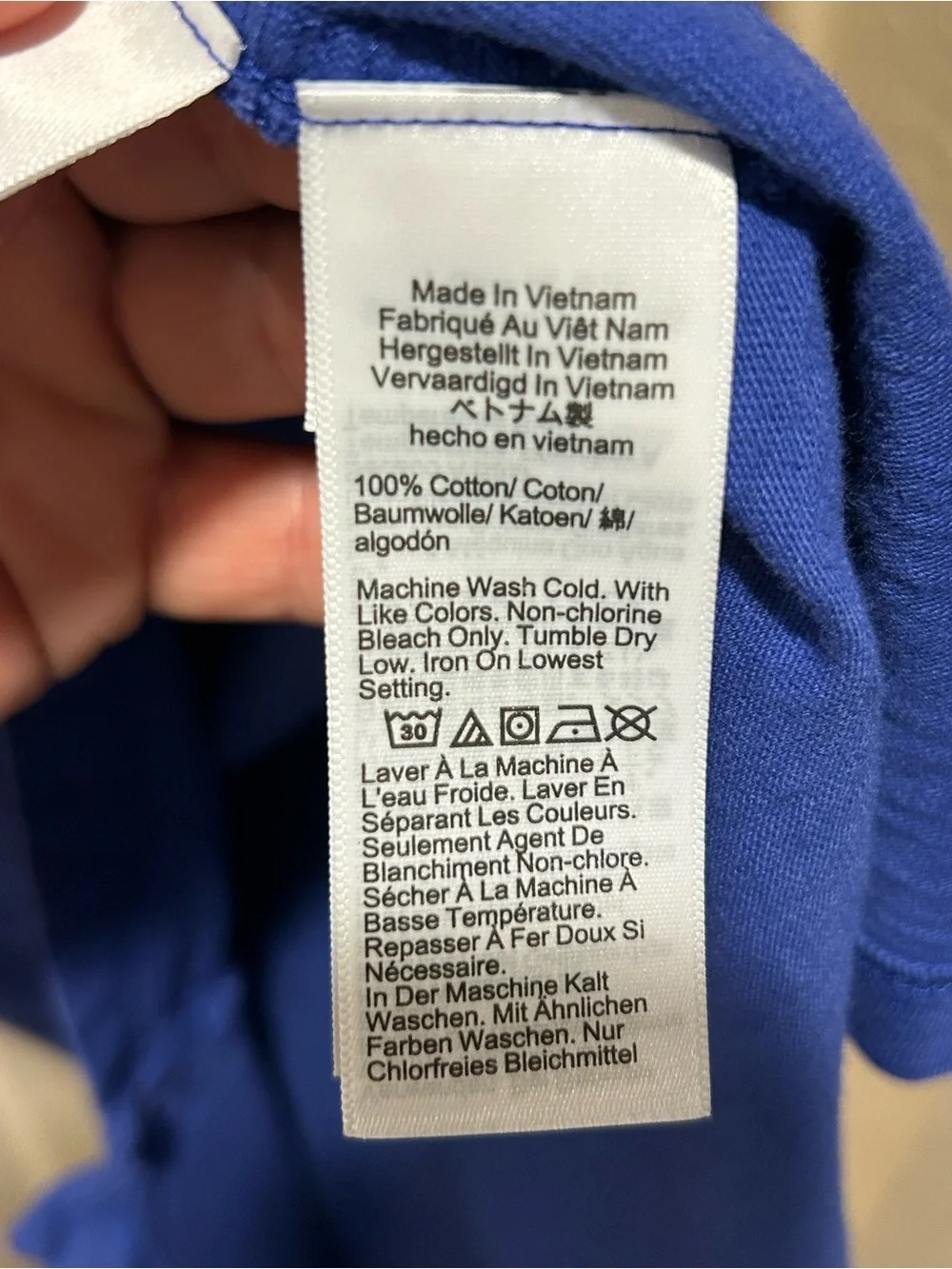 J.Crew Garment Dyed Polo Shirt Blue Men’s , Large, like new